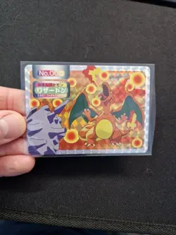 Pokemon Jap Charizard Holo Prism Art Card Japanese Style Display Piece - Image 5