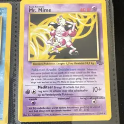 Pokemon Mr. Mime Jungle 22/64 Rare Basic 40 HP Regular Dutch Card 1999 - Image 1
