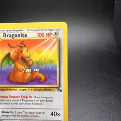 Dragonite 19/62 - Fossil Unlimited Nonholo - Vintage WOTC Pokemon Card - Image 4