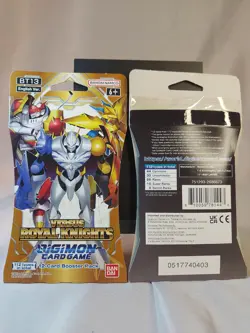 Digimon Card Game Versus Royal Knights BT13, sleeved NEW - Image 1