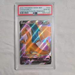 Charizard V SWSH050 Champion's Path Promo Pokemon Card PSA 10 Gem Mint - Image 1