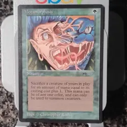 Magic: The Gathering Metamorphosis Sorcery Arabian Nights Green Rush Regular - Image 1