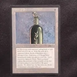 Magic: The Gathering Bottle of Suleiman Artifact Arabian Nights English - Image 1