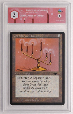 MTG CANDELABRA OF TAWNOS ANTIQUITIES GRAAD GRADE 7 NM NEAR MINT MAGIC GATHERING - Image 1