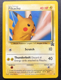 Snap Pikachu Black Star Promo 26 Pokemon League NM 2001 - Image 1