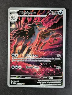 2026 Pokemon MIGHTYENA #243/217 Ascended Heroes Illustration Rare Holo JPN - Image 1