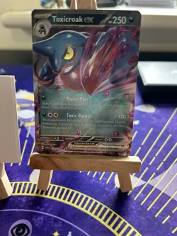 Pokemon Scarlet and Violet Toxicroak Card 131/198 Pokemon - Image 2