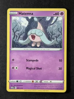 2024 Pokemon HATENNA #005/015 McDonald's Collection M24 EN Non Holo English - Image 1
