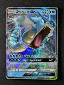 2019 Pokemon GYARADOS #SM212 Black Star Promos Sun & Moon Holo Full Art ENG - Image 1
