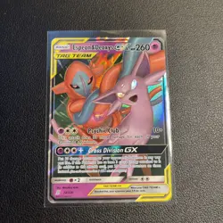 Pokemon TCG Espeon & Deoxys Tag Team GX Unified Minds 72/236 Holo Ultra Rare - Image 3