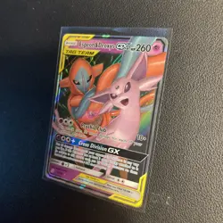 Pokemon TCG Espeon & Deoxys Tag Team GX Unified Minds 72/236 Holo Ultra Rare - Image 5