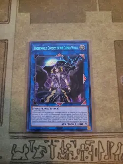 YUGIOH UNDERWORLD GODDESS OF THE CLOSED WORLD MP22 PRISMATIC SECRET 1ST ED NM - Image 1