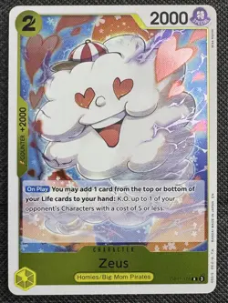 Zeus | OP11-106 NM | R | Fist Of Divine Speed | One Piece TCG - Image 1