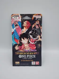 One Piece OP-09 Emperors in the New World Booster Pack Sealed English Sleeved - Image 1