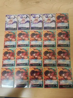 One Piece CCG Lot of 135 Cards All LP Or NM Monkey.D.Luffy Nami Jinbe Bartolomeo - Image 3