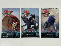 Spin Master Bakugan Battle Planet Battle Brawlers 10 Card Booster Packs 3x New - Image 1