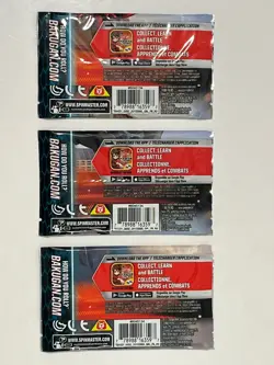 Spin Master Bakugan Battle Planet Battle Brawlers 10 Card Booster Packs 3x New - Image 2