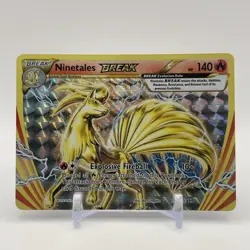 Pokemon TCG Ninetales Evolutions Ultra Rare Card Break 16/108 XY - Image 1