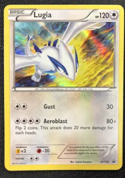 Pokemon Lugia Black Star Promo Holo TCG Card XY156 2016 - Image 1