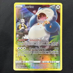 Pokemon TCG Card Snorlax TG10/TG30 Lost Origin Trainer Gallery - NM - Image 1