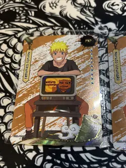Naruto Uzumaki NRSA-PR-003 PSA Magazine Exclusive SEALED Promo Card x2 - Image 2