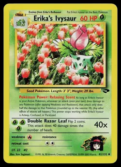 Pokemon Card - Erika's Ivysaur Gym Challenge 41/132 Uncommon - Image 1