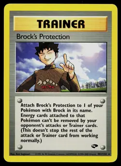Pokemon Card - Brock's Protection Gym Challenge 101/132 Rare - Image 1