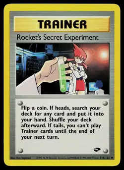Pokemon Card - Rocket's Secret Experiment Gym Challenge 120/132 Uncommon - Image 1