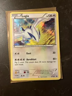 Pokemon TCG Lugia XY156 Holo Black Star Promo Card Near Mint Never Played - Image 1