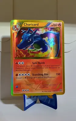 Pokemon Charizard 136/135 Plasma Storm Secret Rare Holo Card English - Image 1