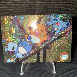 Pokemon Card - Squirtle, Marill, Raichu & Bulbasaur 375 - Vending Machine - Holo - Image 4
