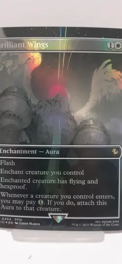 BRILLIANT WINGS BORDERLESS FOIL - MAGIC THE GATHERING FINAL FANTASY (FIC) 0454 - Image 4