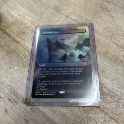 x1 Scalding Tarn SPG MTG 112 FOIL BORDERLESS MYTHIC M/NM 1x - Image 1