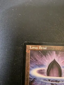Lotus Petal Tempest Artifact Common Regular April Lee 1997 MTG - Image 4