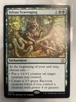 Sylvan Scavenging - Near Mint - [Foundations] - MTG - Image 1