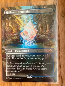 Hallowed Fountain (Borderless) Lorwyn Eclipsed Regular NM - Image 1