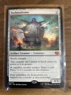 MTG Teenage Mutant Ninja Turtles Technodrome Artifact Creature Regular M Rare - Image 1
