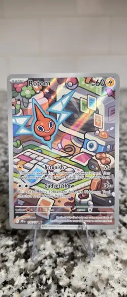 The Pokemon Company Rotom Illustration Rare Holo Destined Rivals 197/182 60HP - Image 1