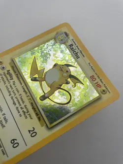 Pokemon TCG Raichu Base Set 14/102 Holo Unlimited Holo Rare. 1999 WIZARDS - Image 3