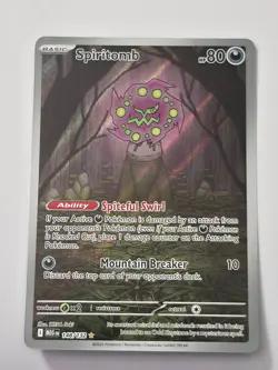 Spiritomb 148/132 Illustration Rare Mega Evolution Pokemon NM/M - Image 1