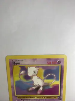 MEW PROMO POKEMON TRADING CARD NON HOLO - Image 5