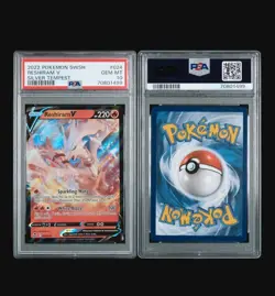 2022 Pokemon Silver Tempest Reshiram V PSA 10 GEM Extended Art Holo Rare #024 - Image 3