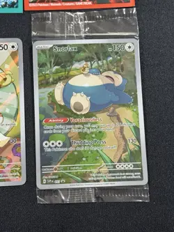Pokemon 3 Card Lot IR Promo Shiinotic Snorlax Eevee - Image 2