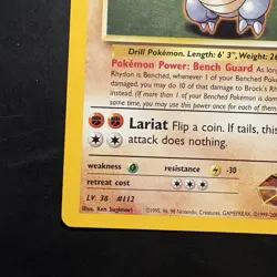 Pokemon Vintage Holo Brock's Rhydon 2/132 Gym Heroes Wotc 2000 - Image 5