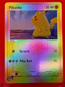 Pikachu Reverse Holo 72/100 EX Sandstorm Near Mint Vintage Pokemon - Image 1