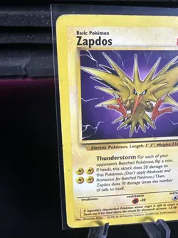 Pokemon TCG Zapdos 30/62 Fossil Unlimited Non-Holo Rare - Image 2