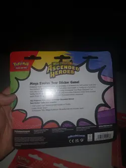 4 Pokemon Mega Evolution Ascended Heroes Tech Sticker packs 3 Charmander 1Gastly - Image 4