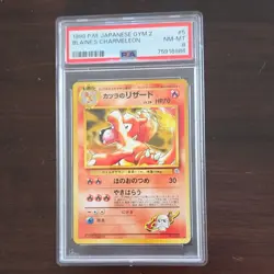 Pokemon The Pokemon Company 1999 Blaine's Charmeleon #005 Gym 2 1st Ed PSA 8 Ja… - Image 1