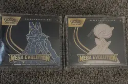 Pokemon TCG Mega Evolution Gardevoir & Lucario ETB + Acrylic Cases! (Set Of 2) - Image 1