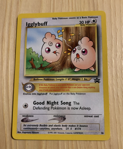 Pokemon - Igglybuff Black Star Promo # 36 NM - Image 1